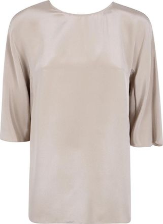 Max Mara Blouses - Dames - Blouses - Beige - M - Overhemden