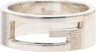 Gucci Silver Silver 925 Band Ring (Pre-Owned)