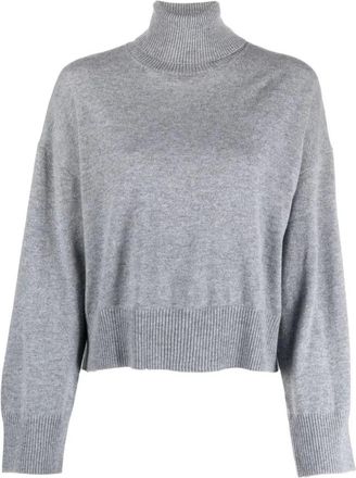 P.A.R.O.S.H. Turtleneck Trui - Dames - Coltruien - Grijs - XL - Kasjmier - Truien & Vesten
