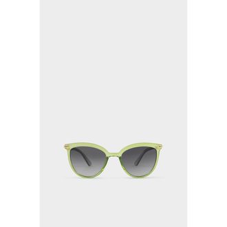 Katie Loxton Ravello Sunglasses in Green Transparent at Nordstrom