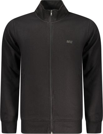 Rifle Zwarte Katoenen Heren Sweatshirt