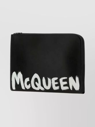Alexander McQueen leather document holder