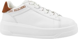 Love Moschino Eclipse Sneakers - Dames - Sneakers - Wit - 38 EU - Leer - Schoenen