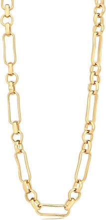 SHYMI Paperclip & Circle Chain Necklace - 18K Gold-Filled, 16 Length