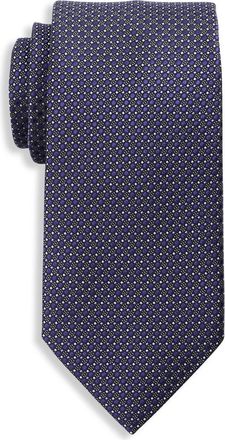 Michael Kors Big & Tall Peregrine Mini Dotted Tie in Purple at Nordstrom, Size X-Large