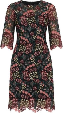 Dolce & Gabbana Geweven Jurk - Dames - Feestkleedjes - Veelkleurig - S - Katoen - Kleedjes