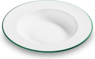 Gmundner Keramik Gmundner Keramik - Gmundner Cer&aacute;mica Borde Verde, Plato Sopa Gourmet (&oslash; 24cm)