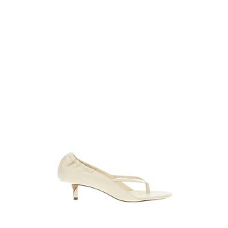 Jacquemus High Heel Sandals, female, White, Size: 11 US The low sandals