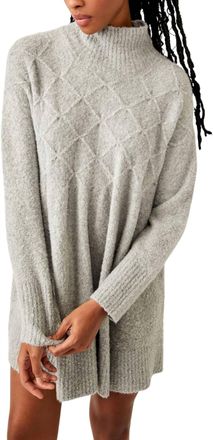 Free People Jaci Sweaterdress In Heather Gray
