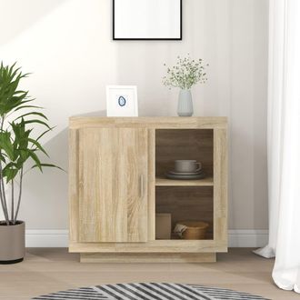vidaXL Aparador Color Roble Sonoma 80x40x75 Cm Vidaxl