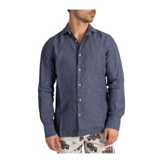 Saint Barth Hombre, Camisas, Azul, Talla: S