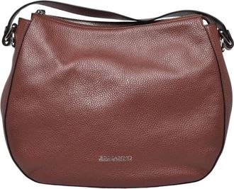 Ermanno Scervino Tassen, Dames, Bruin, ONE Size, Leer, Delizia Hobo
