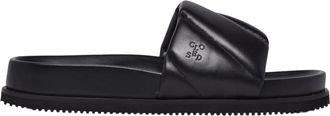Closed Ciabatta in Pelle - Shoes - Mujer - Negro - 36 EU
