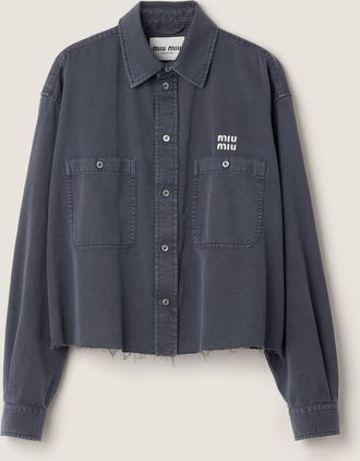 Miu Miu Light denim shirt
