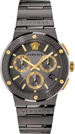 Versace Chronograph Horloge - Heren - Horloges - Grijs - ONE Size - Accessoires