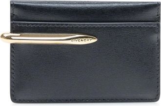 Givenchy Accessoires, Dames, Zwart, ONE Size, Leer, Pinch Kaarthouder