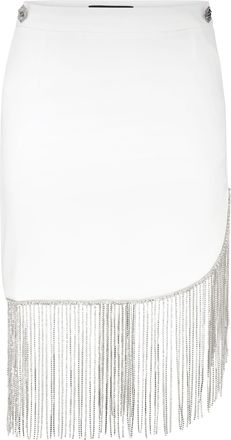 Philipp Plein Short Skirt Fringe