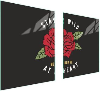 OEM Placa Protectora De Vidrio Para Estufa 85x52 Rosa