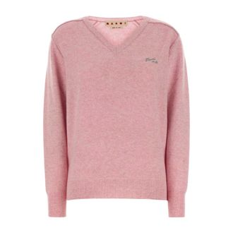 Marni Oink Wol Trui - Dames - Truien - Roze - Maat: XS Wol