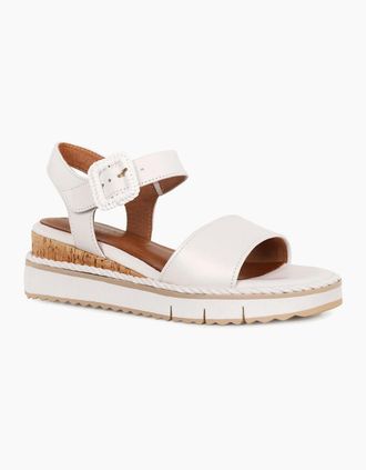 Tamaris Tamaris Womens Michi Womens Wedge Heel Sandals - White - Size: 7