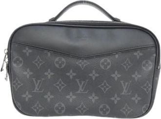 Louis Vuitton Pre-owned Monogram Eclipse bum bag - Dames - Vintage Schoudertas - Zwart - ONE Size - Vintage