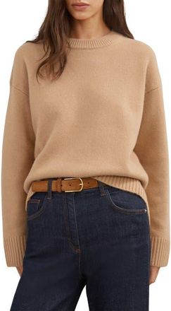 Reiss Ella Wool & Cashmere Sweater in Camel at Nordstrom, Size X-Small