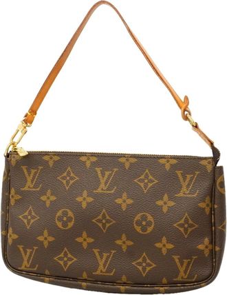 Louis Vuitton Brown Pouch (Pre-Owned)