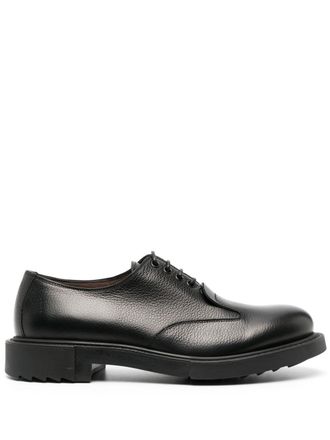 Ferragamo lace-up leather derby shoes - Black