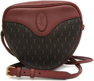 Saint Laurent Tweedehands leren schoudertassen - Dames - Vintage Schoudertas - Bruin - ONE Size - Vintage
