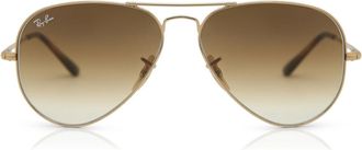 Ray-Ban RB3689 914751 Mens Sunglasses Gold Size 58