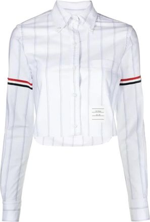 Thom Browne Mujer, Blusas y Camisas, Blanco, Talla: S