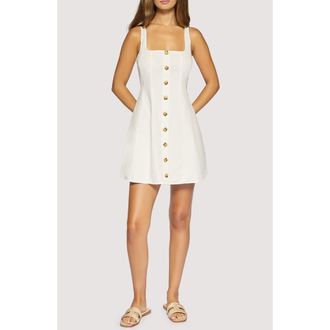Lost + Wander Ravello Fit & Flare Minidress in Off White at Nordstrom, Size X-Small