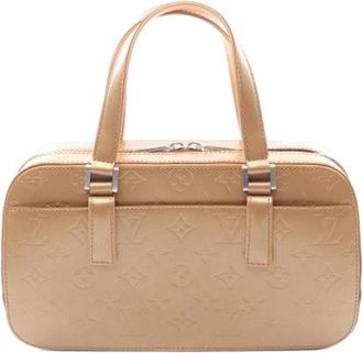 Louis Vuitton Pre-owned Mat Shelton Handbag - Dames - Vintage Handtas - Beige - ONE Size - Leer - Vintage
