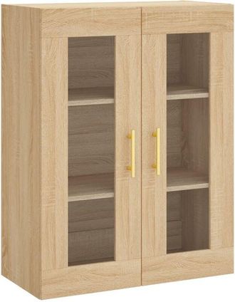 vidaXL Wall Mounted Cabinet Sonoma Oak 69.5x34x90 cm vidaXL