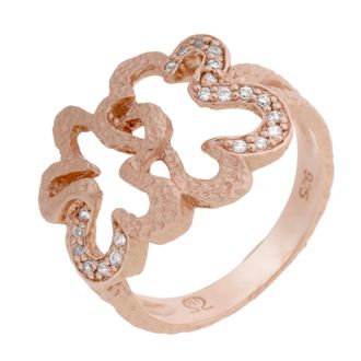 Orphelia Dames 925 Sterling Zilveren Ring - Roze ZR-7077/1