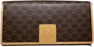 Celine Pre-owned Wallets, female, Brown, Size: ONE SIZE Pre-owned Leather Wallet