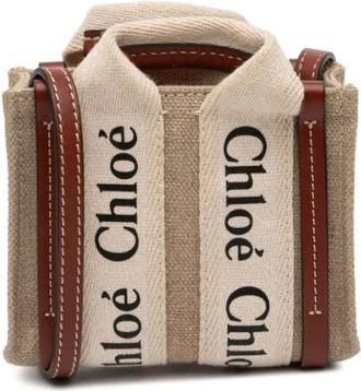 Chlo&eacute; Borsa a spalla Pre-owned Woody - - Pre-owned - Donna - Beige - ONE SIZE