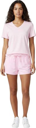 Usa Pro Dames/Dames 2 in 1 Hardloopshort (Roze)