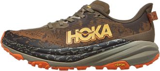 Hoka One One Mens Speedgoat 6 Trail Running Shoes In Antique Olive Squash