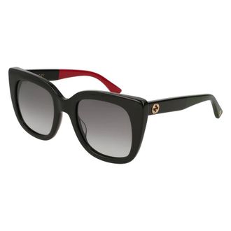 Gucci Sunglasses, female, Black, Size: 51 MM Gg0163Sn Sunglasses