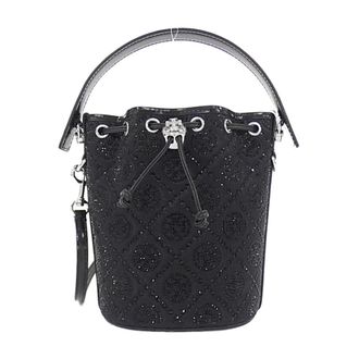 Tory Burch Bucket Bags, female, Black, ONE SIZE, T Monogram Bucket Bag