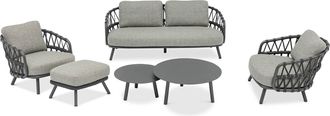 OEM Conjunto De Muebles De Jard&iacute;n Harbour Zumm De Aluminio Antracita Homms