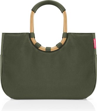 Reisenthel Einkaufskorb REISENTHEL Loopshopper L, Damen, dunkelgr&uuml;n, Polyester, Einkaufsk&ouml;rbe Einkaufskorb