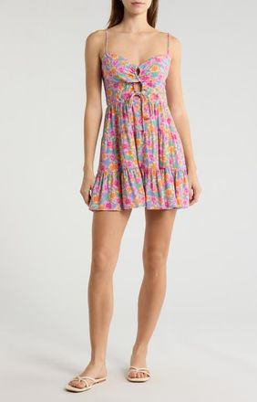 Rip Curl Malibu Cove Sleeveless Minidress in Blue at Nordstrom, Size X-Small