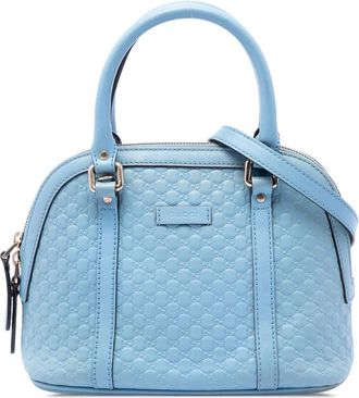 Gucci Pre-owned Gucci Mini Microguccissima Dome Satchel Ladies 8MZZUCEU0HA7GNXH