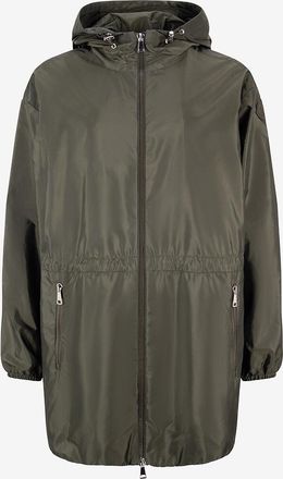 Moncler Lange Windjacke mit Kapuze Wete