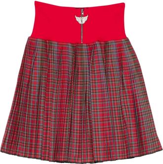 Chopova Lowena Fret plooirok - Rood