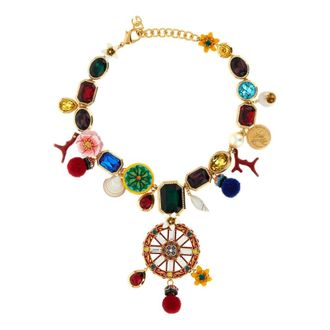Dolce & Gabbana Ruota Carretto Necklace - female - Dolce & Gabbana - Necklaces - Multicolor - ONE SIZE - Accessories