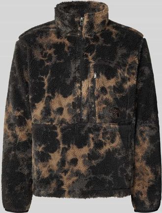 The North Face Sweatshirt mit Stehkragen in Dunkelbraun, Größe XXL