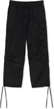 Msgm Black Polyester Cargo Womens Pants